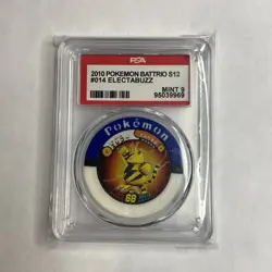 PSA 9 2010 Pokemon Battrio #014 Electabuzz Mint Total POP 2 Japanese Rare - Image 1
