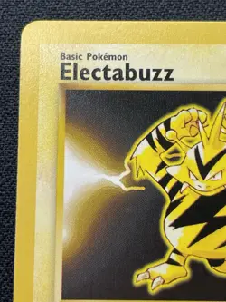 Pokemon Electabuzz Black Star 2 The First Movie NM / LP ( Printer Hickey Error ) - Image 2
