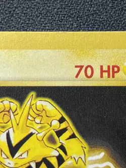 Pokemon Electabuzz Black Star 2 The First Movie NM / LP ( Printer Hickey Error ) - Image 3