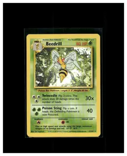 1999 Pokemon TCG Beedrill 017/102 Base Set Regular - Image 1