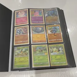 Pokemon TCG & Dragon Ball Super Binder Lot - Pikachu, Charizard, Goten, V/GX/EX - Image 1
