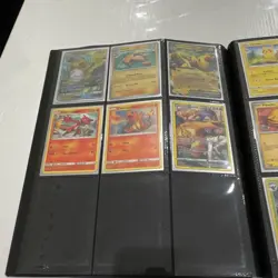 Pokemon TCG & Dragon Ball Super Binder Lot - Pikachu, Charizard, Goten, V/GX/EX - Image 4