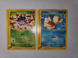 Pokemon TCG Expedition Base Set Koffing 114/165 - Goldeen 111/165 NM - Image 1