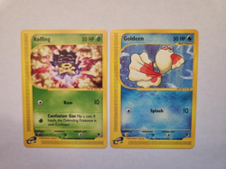 Pokemon TCG Expedition Base Set Koffing 114/165 - Goldeen 111/165 NM - Image 3