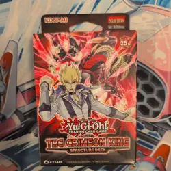 YuGiOh! Structure Deck 1st Edition - The Crimson King New & Sealed - Image 1