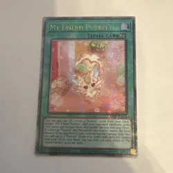 Yu-Gi-Oh! My Friend Purrely 1st Edition Quarter Century Secret Rare Spell RA02-… - Image 1