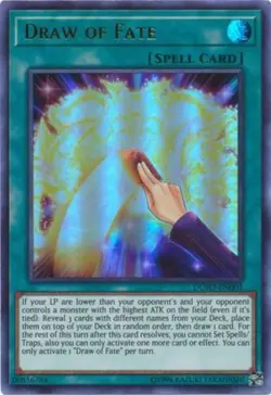 Draw of Fate - DUPO-EN003 - Ultra Rare - Unlimited Edition - Near Mint - Image 1