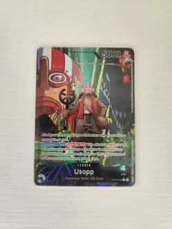 Usopp Royal Blood Foil Alt Art OP10-042 Leader One Piece Card Near Mint NM - Image 3