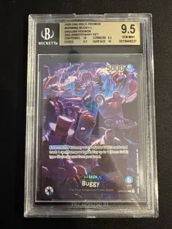 2025 One Piece English 2nd Anniversary Set Buggy OP09-042 BGS 9.5 - Image 1