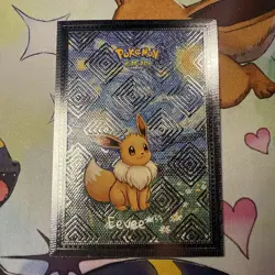 Eevee #133 Silver Box Hit Holo Safari NONTCG Pokemon Cards Textured - Image 1