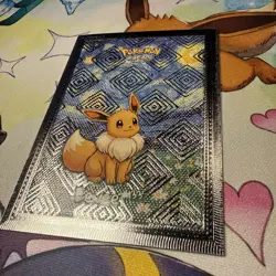 Eevee #133 Silver Box Hit Holo Safari NONTCG Pokemon Cards Textured - Image 3