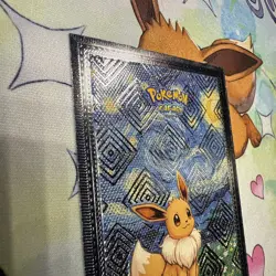 Eevee #133 Silver Box Hit Holo Safari NONTCG Pokemon Cards Textured - Image 5