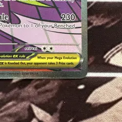 Mega Gengar EX 269/217: Mega Evolution Foil 350 HP 230 Pokemon TCG Card - Image 4