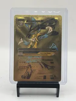 Gold Foil Custom Display Mega Shadow Lucario Ex NM Fan Art Card 1760hp 159/300 - Image 1