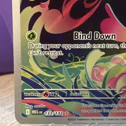 Bulbasaur 133/132 Stamped Mega Evolution Promo Pokemon Card - Image 3