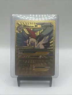 Gold Foil Custom Display Card Mega Archiord Lugia Ex NM 2400hp Power Of Light - Image 1