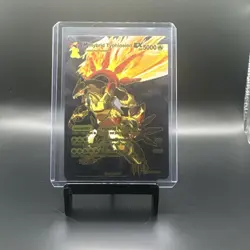 Black Foil Fan Art Display Card Mega Hybrid Typhlosion EX NM 5000hp Free Ship - Image 1