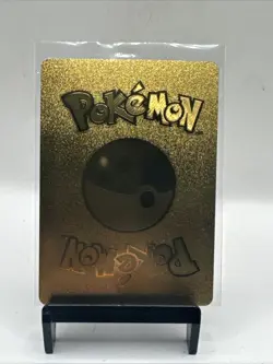 Gold Foil Custom Display Special Delivery Pikachu 60hp NM Electro Ball Card - Image 2
