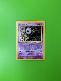 Unown 48/75 1st Edition Neo Discovery Pokemon Card LP+ - Image 1