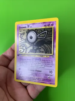 Unown 48/75 1st Edition Neo Discovery Pokemon Card LP+ - Image 3