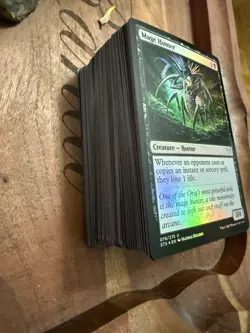 120 ASSORTED Magic The Gathering Black Card Lot - Image 2