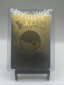 Gold Foil Custom Display Moltres Gx 180hp Card Near Mint Burning Skies Gx - Image 2