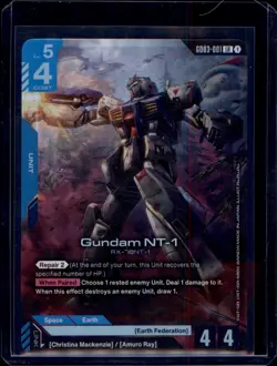 Gundam NT-1 - GD03-001 LR Gundam Card Game - Near Mint/Mint - Image 1