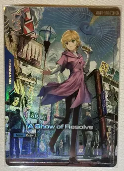 Gundam Card Game - A Show Of Resolve (U+) - Newtype Rising (GD01-100) NM - Image 1
