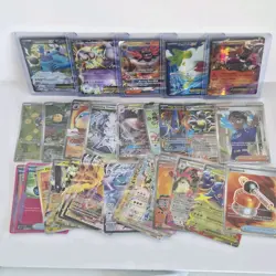 Lot of 30 Full Art Assorted Pokemon Trading Cards TCG Different Sets Inserts SP - Image 1