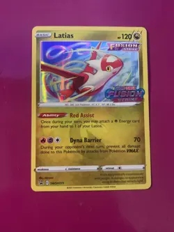 Latias SWSH171 Holo NM/M Fusion Strike Build And Battle Promo Card - Image 1