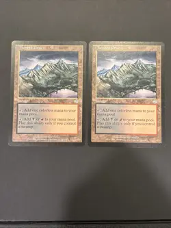2x Tainted Peak LP Light Play Torment MTG Magic - Image 1