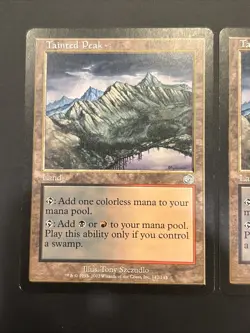 2x Tainted Peak LP Light Play Torment MTG Magic - Image 2