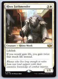 Rhox Faithmender - Commander: Tarkir: Dragonstorm - MTG - Near Mint - Image 1