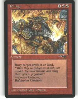 Pillage - Alliances - MTG - Uncommon - #113 - NM - Image 1