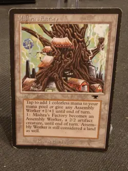 Mishra's Factory (Spring) MTG Antiquities Regular Magic The Gathering MP - Image 1