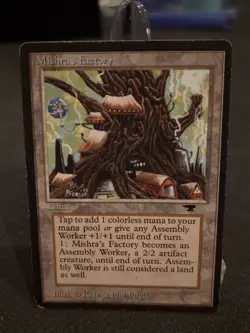 Mishra's Factory (Spring) MTG Antiquities Regular Magic The Gathering MP - Image 2