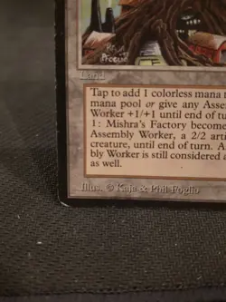 Mishra's Factory (Spring) MTG Antiquities Regular Magic The Gathering MP - Image 3