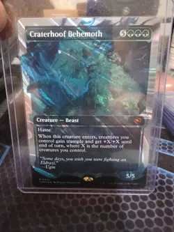Craterhoof Behemoth (Showcase) Tarkir: Dragonstorm Foil M0414 - Image 1