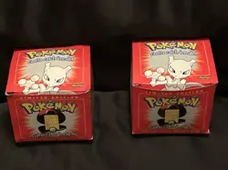 Pair of 23K Gold Plated Mewtwo Trading Card 1999 Burger King Pokemon Ball SEALED - Image 2