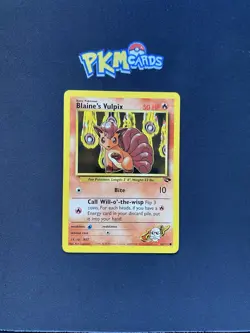Pokemon TCG Blaine's Vulpix Gym Challenge 66/132 Regular LP. - Image 1