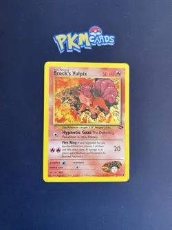 Pokemon TCG Brock’s Vulpix Gym Challenge 37/132 Regular LP. - Image 1
