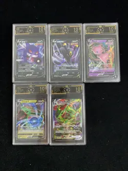 2024 Pokemon TCG S.Chinese RR Mew V Gengar Mewtwo Charizard OCD 10 Lot*5 JL89 - Image 1