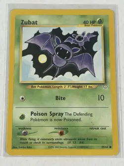 Zubat 59/64 Neo Revelation Set Pokemon Card NEAR MINT - Image 1