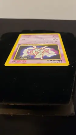 Pokemon Mewtwo Card BLACK STAR PROMO Set #3 Movie WB Stamped! - Image 2