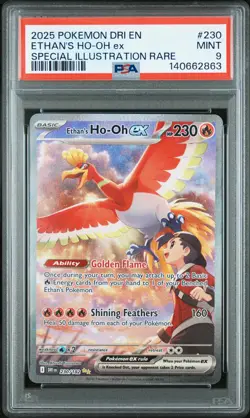 Ethan'S Ho-Oh Ex Pokemon Dri En-Destined Rivals 230 NM PSA 9 - Image 1