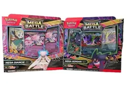 2 Pokemon TCG Mega Battle Deck Bundle Mega Diancie ex & Mega Gengar ex Sealed - Image 1