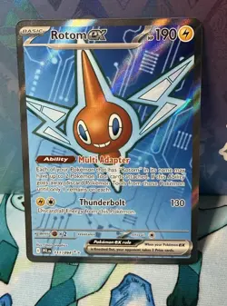 Pokemon TCG Rotom Ex 111/094 Phantasmal Flames Ultra Rare Near Mint - Image 1