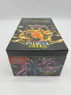 Auction #1 Pokemon TCG Paldean Fates Booster Bundle Display Case SEALED - Image 1