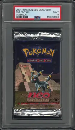 POKEMON 2001 NEO DISCOVERY PACK 1ST EDITION UMBREON PSA 9 - Image 1
