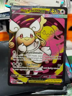 Pokemon Mega Audino ex Ascended Heroes Ultra Rare Full Art 253/217 NM!!! - Image 1